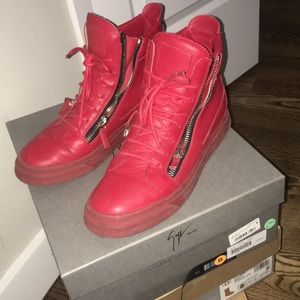 Red Giuseppe zanotti sneakers men